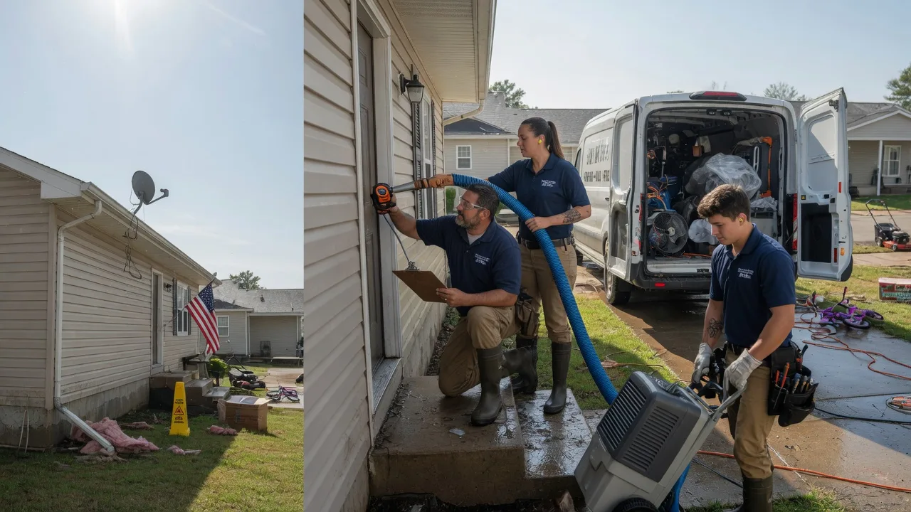 Ceiling Water Damage Restoration in Crossville, TN near me